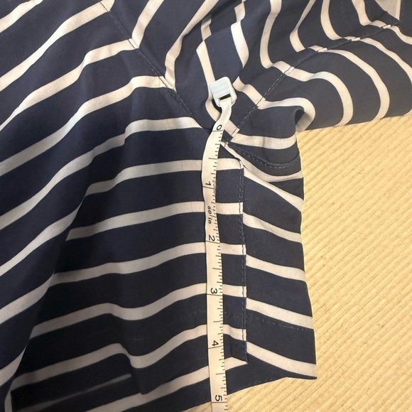 Nike Blue and White Athletic Shorts with Stripes - Picture 6 of 9